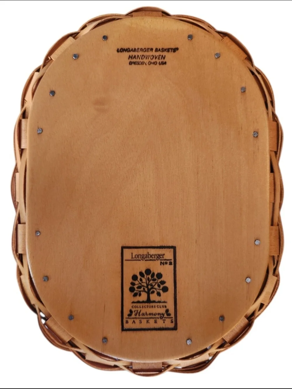 LongabergerLongaberger Collector's Club Harmony Basket No. 2